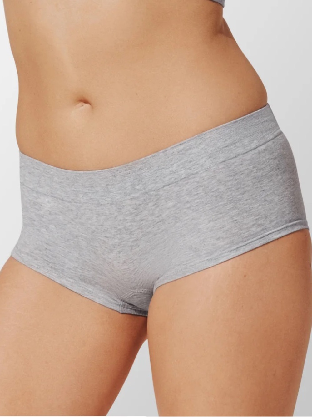ThirdLove Boyshorts Heather Grey Seamless 2X